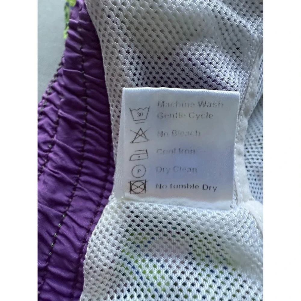 Paul Stuart Swim Trunks Men XL Multicolor‎ Pockets Mesh Drawstring Beach Pool - Picture 12 of 13